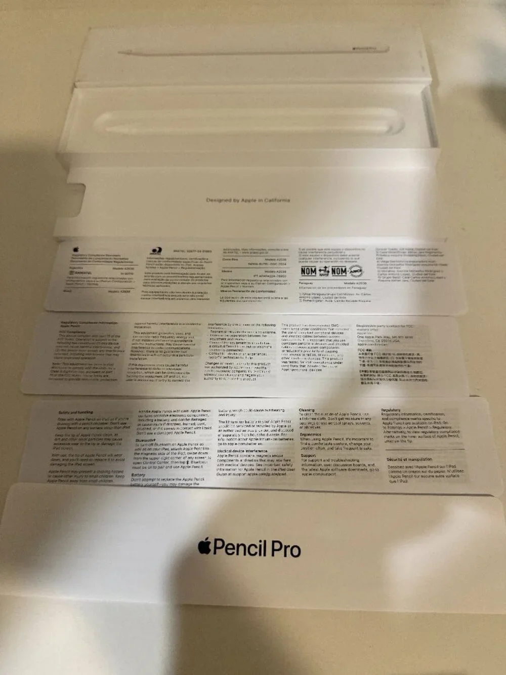 Apple Pencil Pro Empty Box Only – Original Apple Packaging – Clean Display/Stora